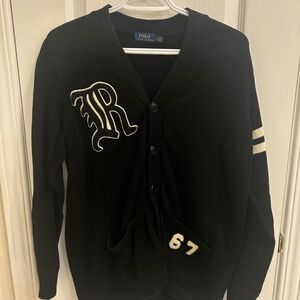 Polo Ralph Lauren Black Cardigan, size small